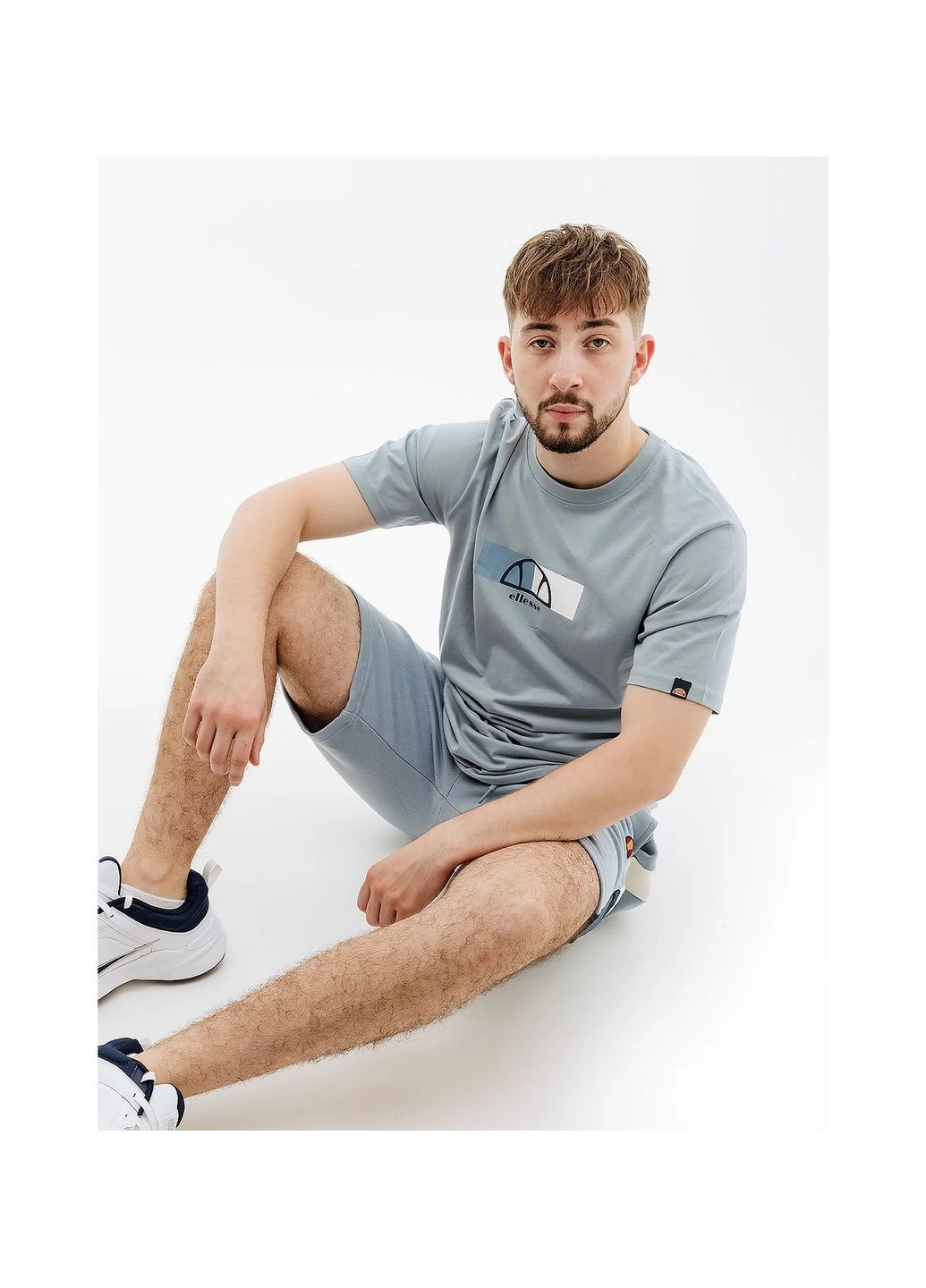 Серая футболка мужская visageo tee grey shr17633-426 Ellesse