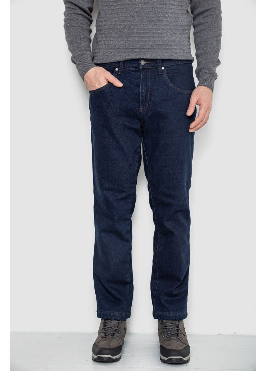 Синие демисезонные джинсы мужские утепленные на флисе,, 129r9834-1 Ager
