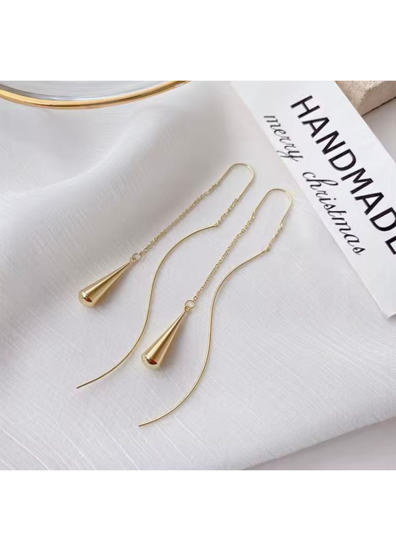 Серьги протяжки с подвеской, серьги-протяжки, серьги-подвески, серьги-цепочки Fashion Jewelry (367263368)