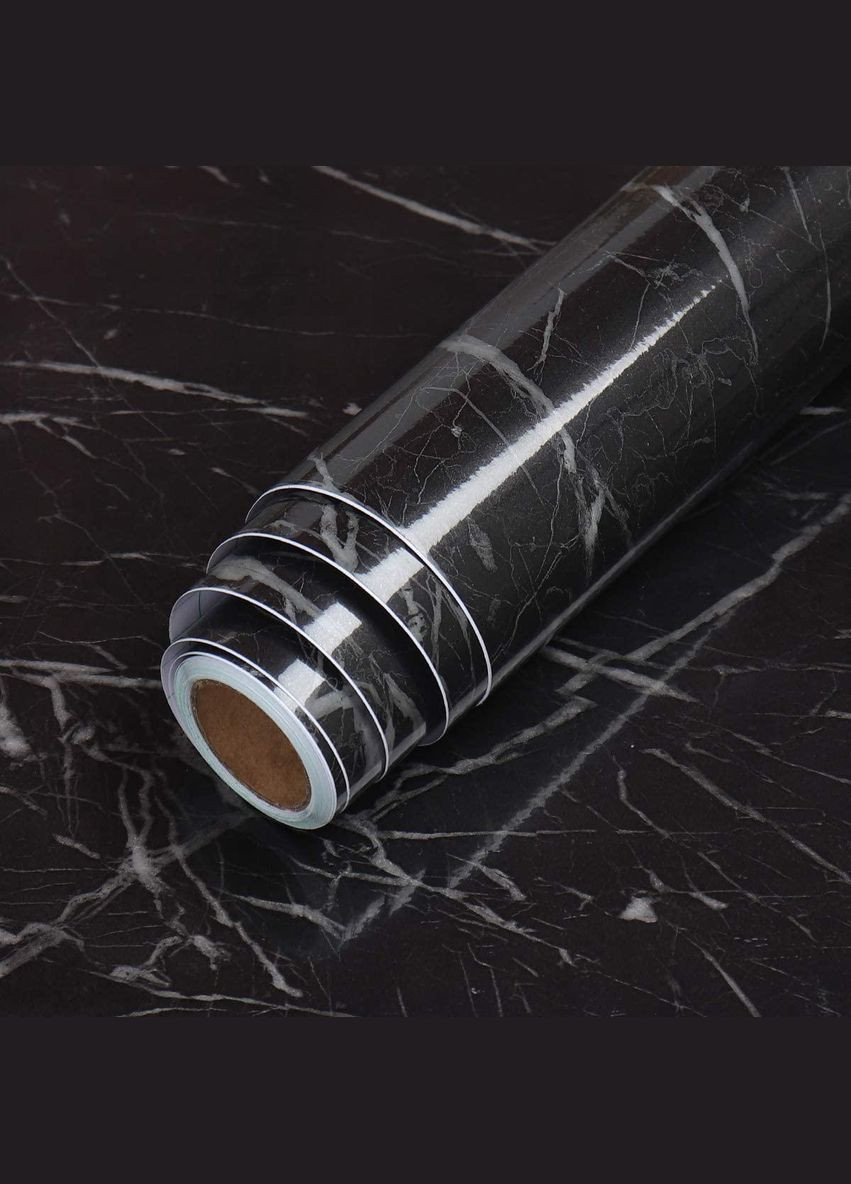 Фольга для захисту поверхонь від бруду, дрібних подряпин, потертостей, 3м, Чорний мрамор Art (290708183)