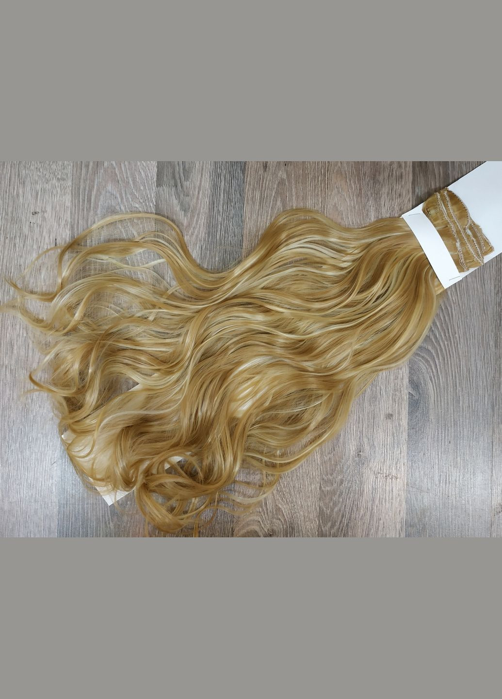 Тресс волос набор золотой блонд со светлым мелированием №27H613 волосы на заколках No Brand 6233 (322056100)
