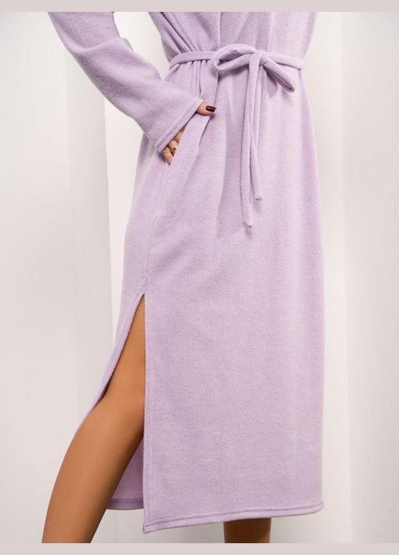 Сиреневое платье 14920 сиреневое ISSA PLUS однотонное