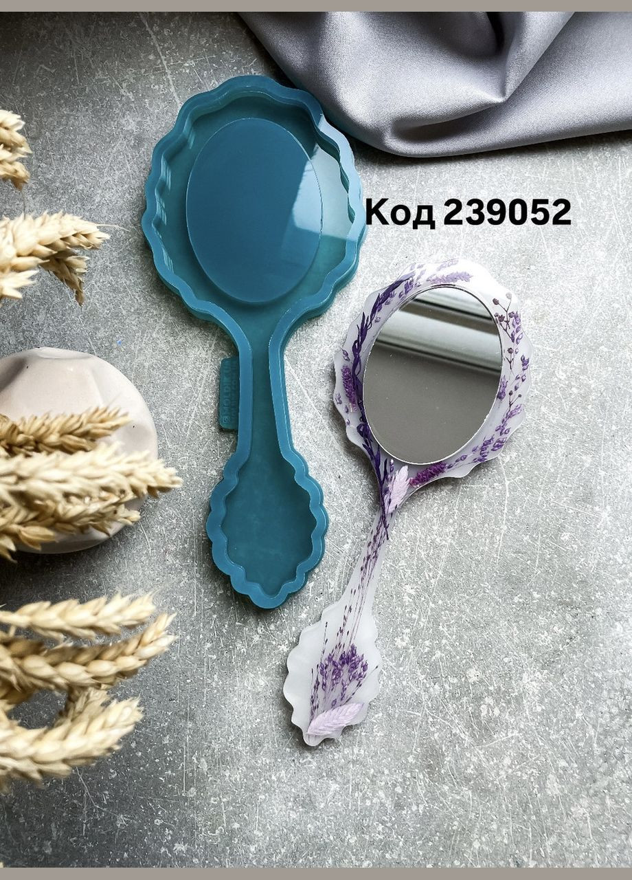 Полотно 94*69 мм акрилове дзеркальне для дзеркала кишенькового без ручки для епоксидної смоли No Brand (370566916)