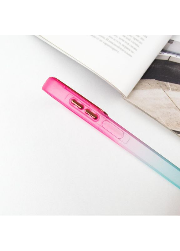 Чохол TPU+PC Fresh sip series для Samsung Galaxy A24 4G Бірюзовий / Рожевий No Brand (360879295)