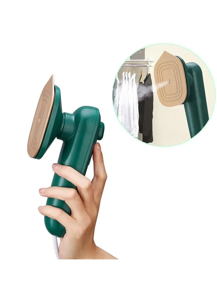 Компактный Дорожный Мини Утюг+ Машинкой Для Стрижки Котышек 2в1 No Brand (364870027)