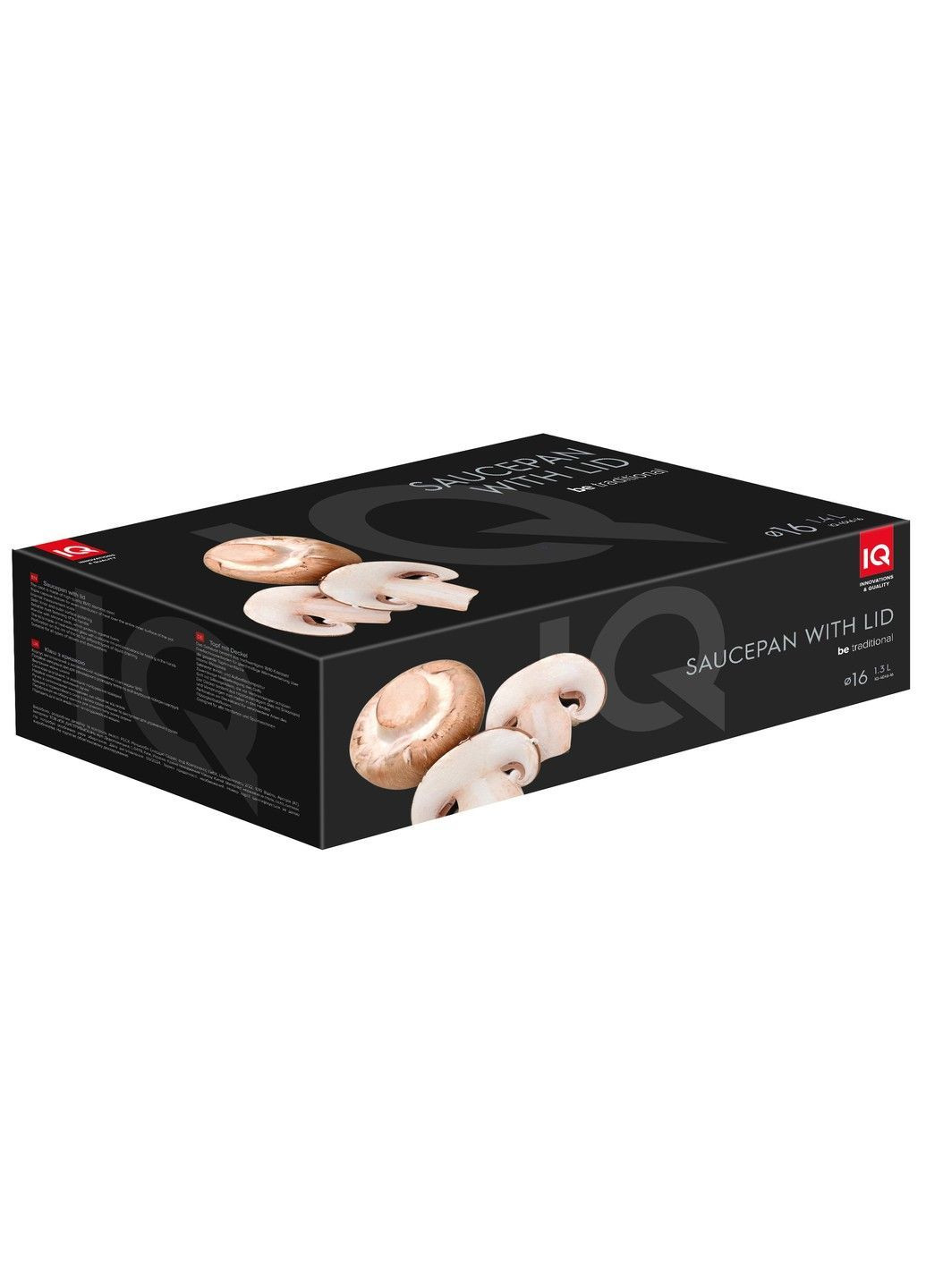 Ківш Be Traditional 16 см (1.3 л) з кришкою (-4046-16) IQ (365278103)