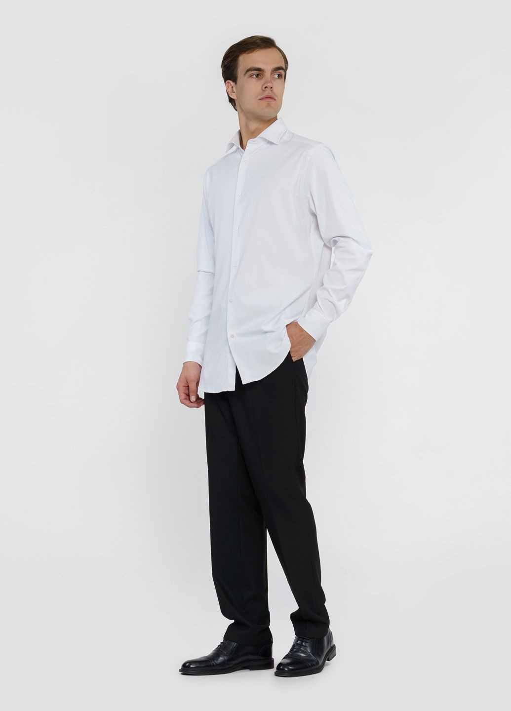 Сорочка чоловіча біла Arber ANDREW (308241446)