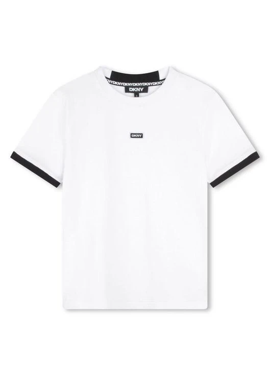 Белая демисезонная футболка, арт. 60197,, 9-10 лет, 134 см DKNY