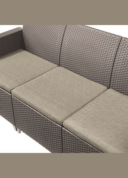 Комплект садовой мебели Emma 3 seater set, стол-сундук, бежевый Keter (329407588)
