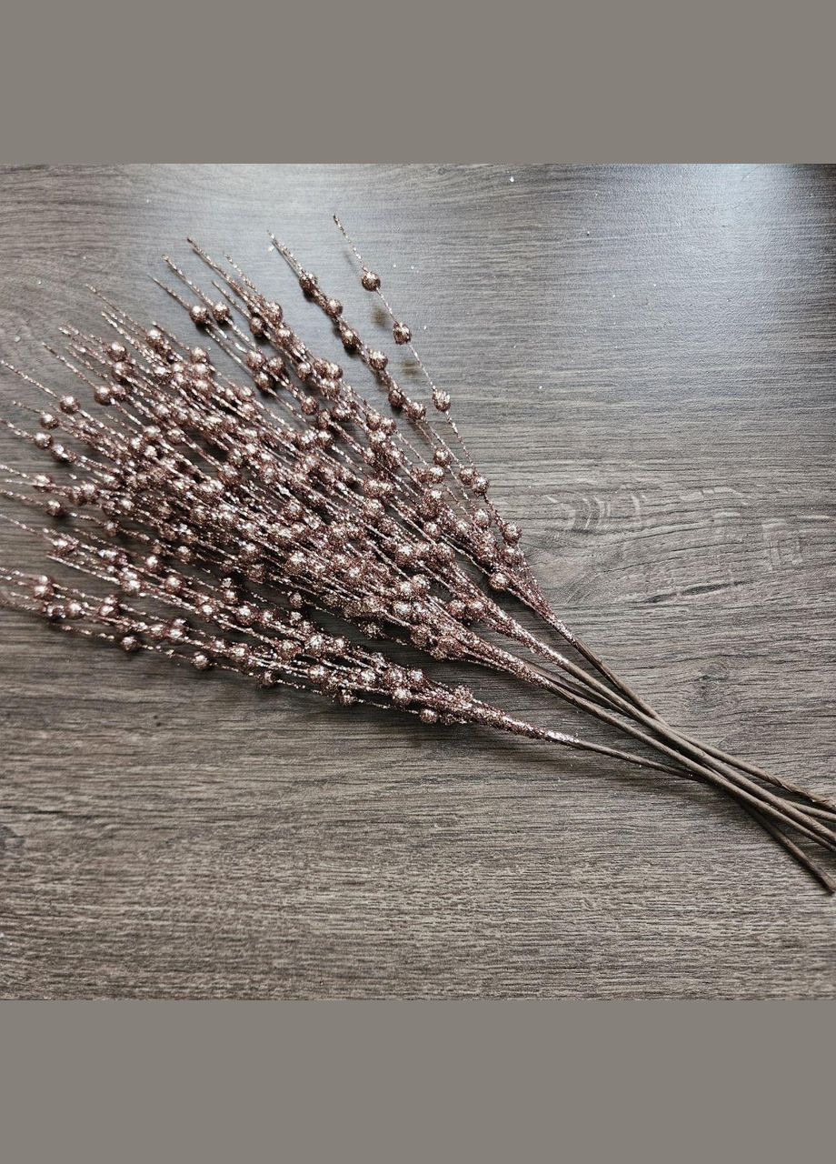 Гілка Золота троянда блискучі ягоди 42см A.G. (322032768)