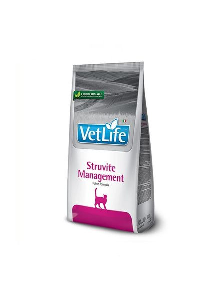 Сухой лечебный корм для кошек Vet Life Management Struvite диет. питания, для лечения и профилактики Farmina (279566872)