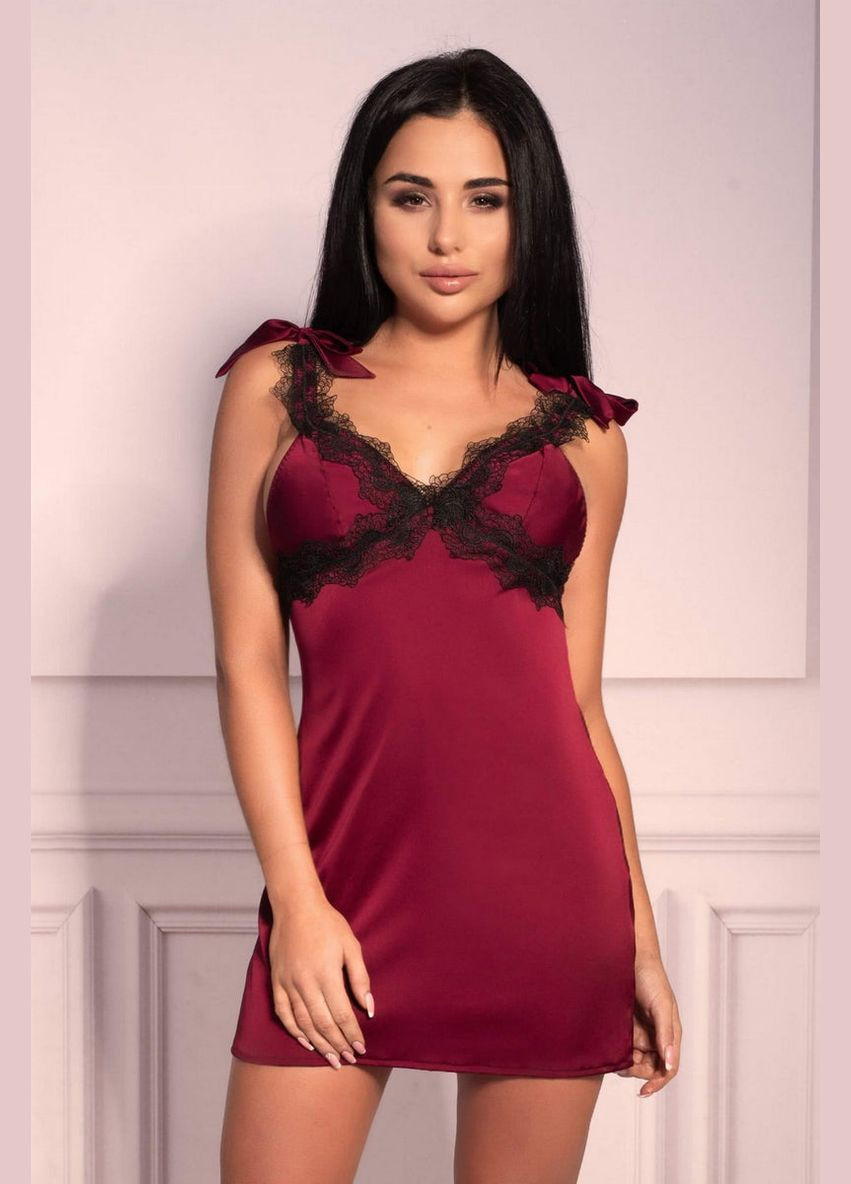Атласная сорочка с кружевом Livia Corsetti Lucami pink (301864942)