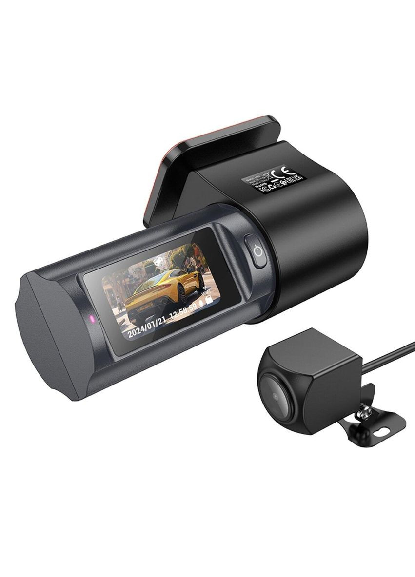 Видеорегистратор DV8 2K display hidden driving recorder(with rear camera) Hoco (361233160)