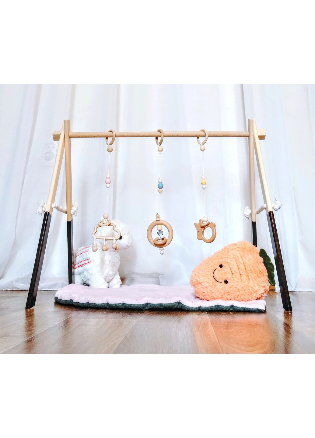 Напольный мобиль, Детский игровой тренажер, Стойка-тренажер Baby Gym (без игрушек), No Brand (362474951)