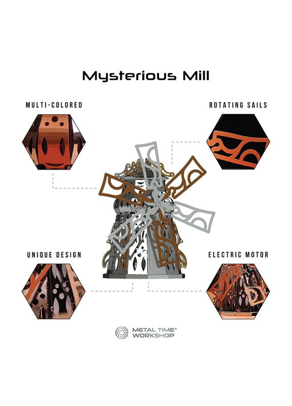 Млин електронний конструктор Mysterious Mill Metal-Time MT054 Metal Time (267507728)