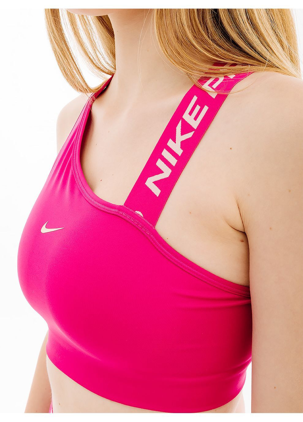 Женский Топ DF SWSH AS ETRIC BRA Розовый Nike (282615867)