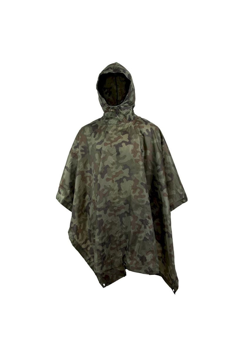 Дождевик Пончо Унисекс Ripstop 143 см x 210 см PL Camo Камуфляж (663#18-POR-RG) TX Texar (348117599)