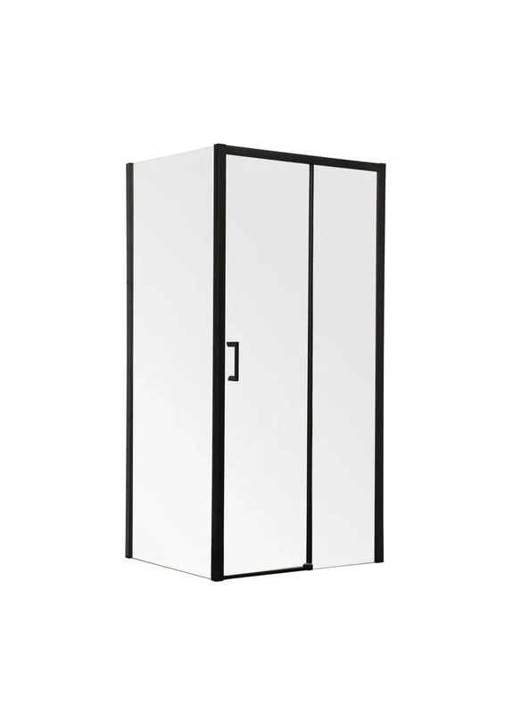 Душова кабіна без піддону DIVERSE SC03-100x80x195-TR Black прозоре скло 6мм (MI6866) Mixxus (393574858)