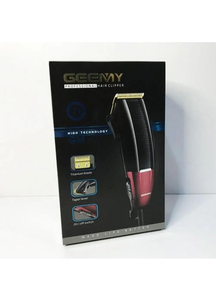 Машинка для стриження волосся 4 насадки GM-807/ Універсальна дротова машинка для стриження Geemy (370257271)