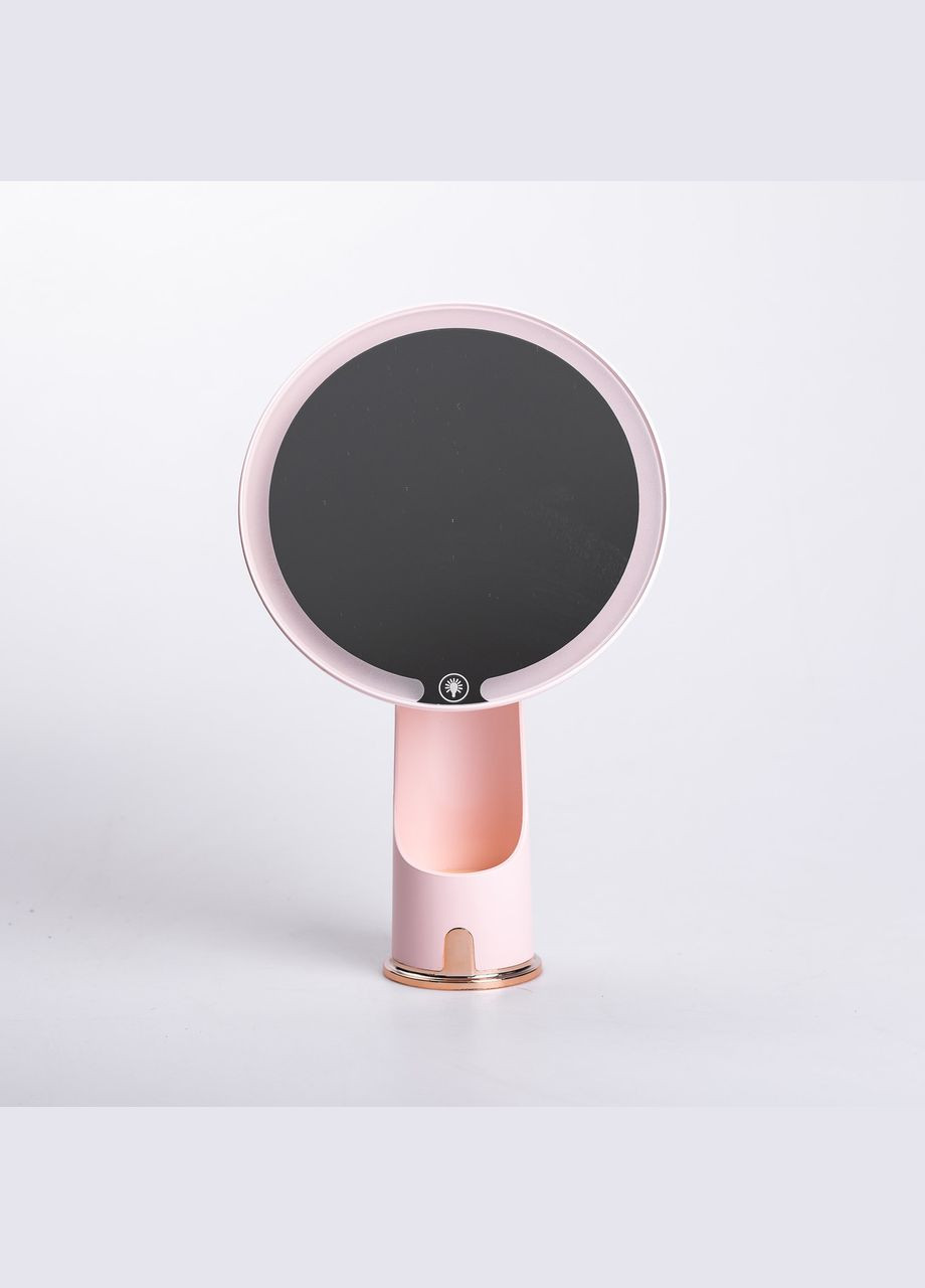 Дзеркало косметичне 18,5х10х29 см з підсвічуванням Рожеве HP-10-1AP Yiwu (325922746)