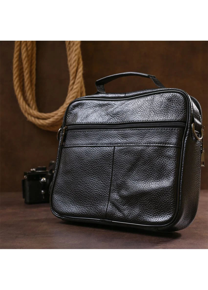 Практична Шкіряна Чоловіча Сумка Seli Vintage (392706831)