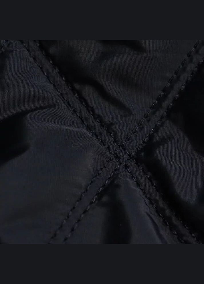 Сумка через плече чорна в ромбики з болоньї крос-боді стьобана однотонна округла мінімалістична гранж панк азійський стиль No Brand (304769840)