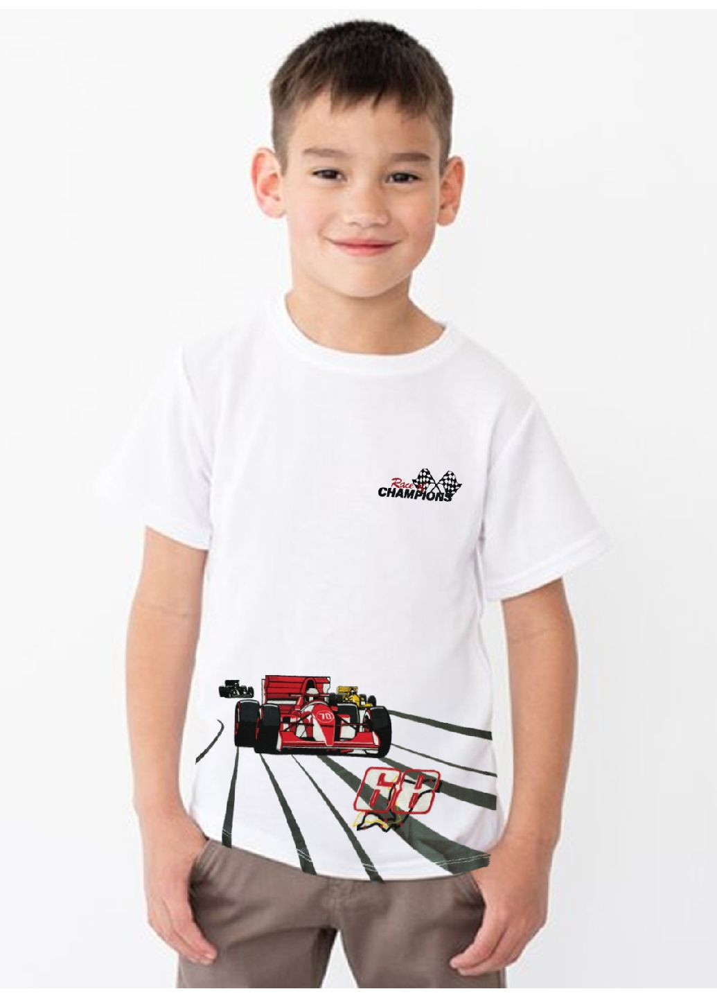 Белая демисезонная хлопковая футболка Pepco