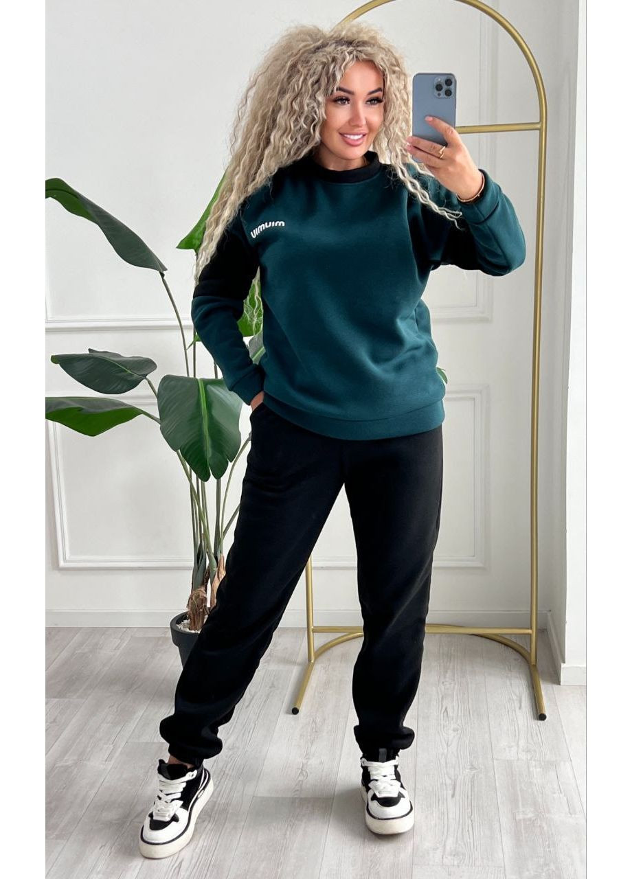 ❄️ Теплый женский костюм из трехнитки на флисе ❄️Ознакомьтесь с размерной сеткой. DK/DL Мода без кордонів (361216303)