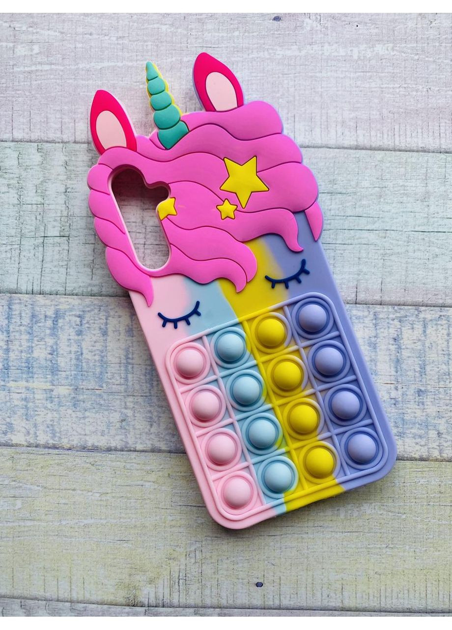Силіконовий чохол Попит Антистрес Pop It на Samsung Galaxy A15 (A155) / M15 Попіт Одноріг Creative (360675213)