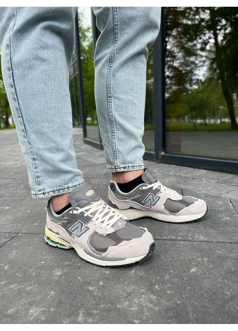 Білі Осінні кросівки чоловічі new balance 2002r protection pack rain cloud v2 нью беланс 2002r No Brand