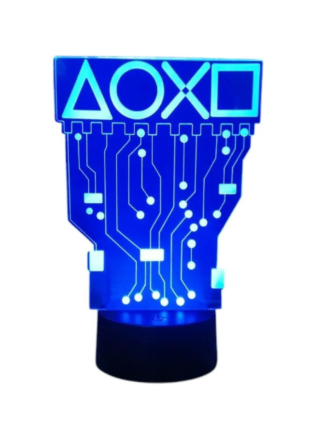 Настольный 3D LED ночник от USB с пультом регулировкой режимов подсветки 16 цветов свечения (480824-Prob) Sony Playstation Unbranded (344464809)