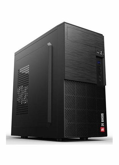 Корпус BASIS Black, БП 400 Вт, Mini Tower, для Micro ATX/Mini ITX, 2xUSB 2.0, 1xUSB 3.0 (-RD8603U-400) 2E (323000807)