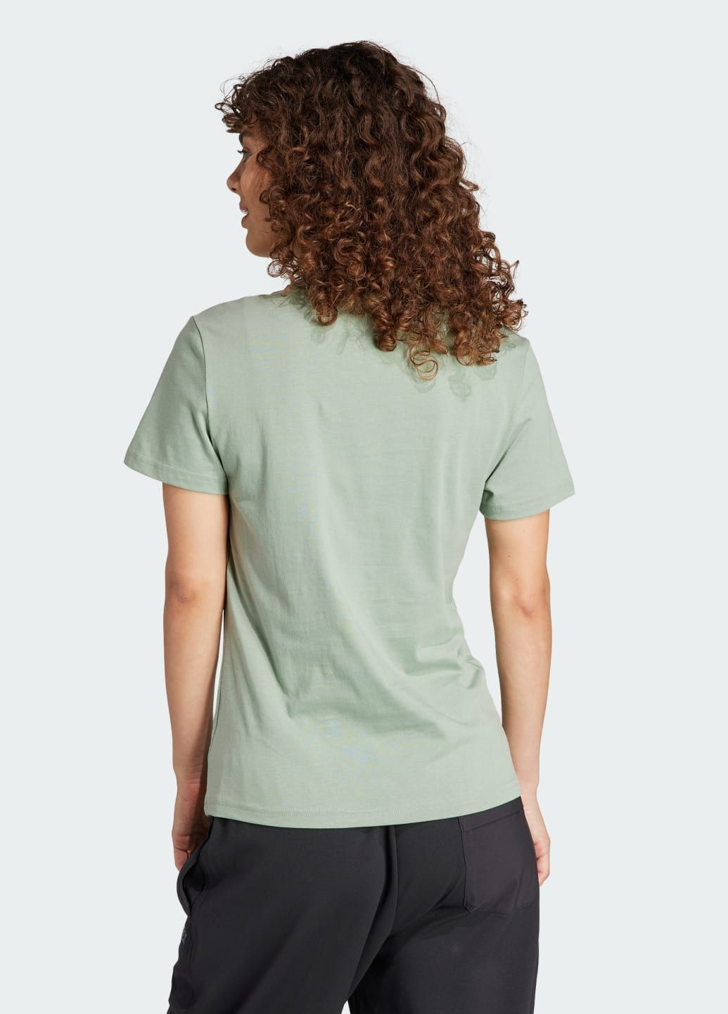 Зелена всесезон футболка terrex classic logo adidas