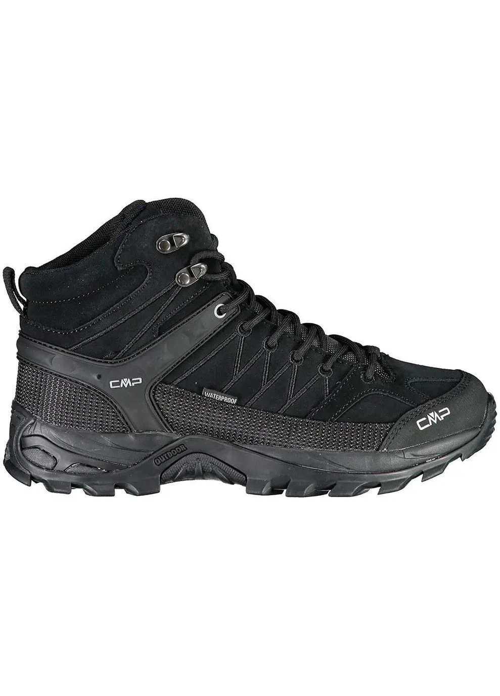 Ботинки Rigel Mid Trekking Shoe WP Black CMP (316255393)