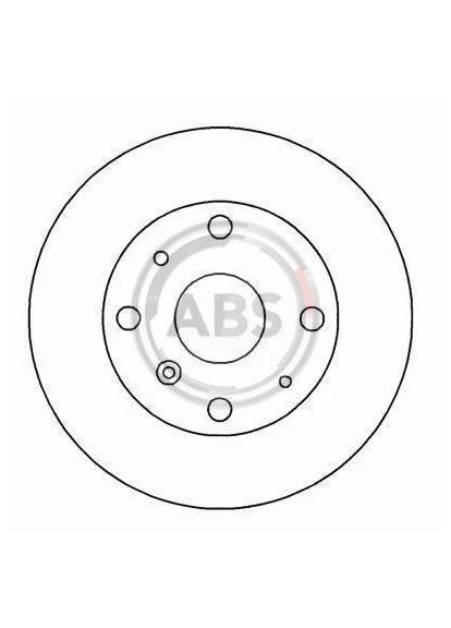 Диск тормозной передн. (пр-во ABS) A.B.S. (390997526)