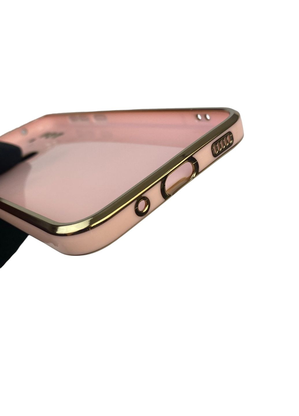 Чехол для Galaxy M11 SM-M115F с защитой камеры с золотой окантовкой на самсунг м11 пудровый gs1 Samsung (366229006)