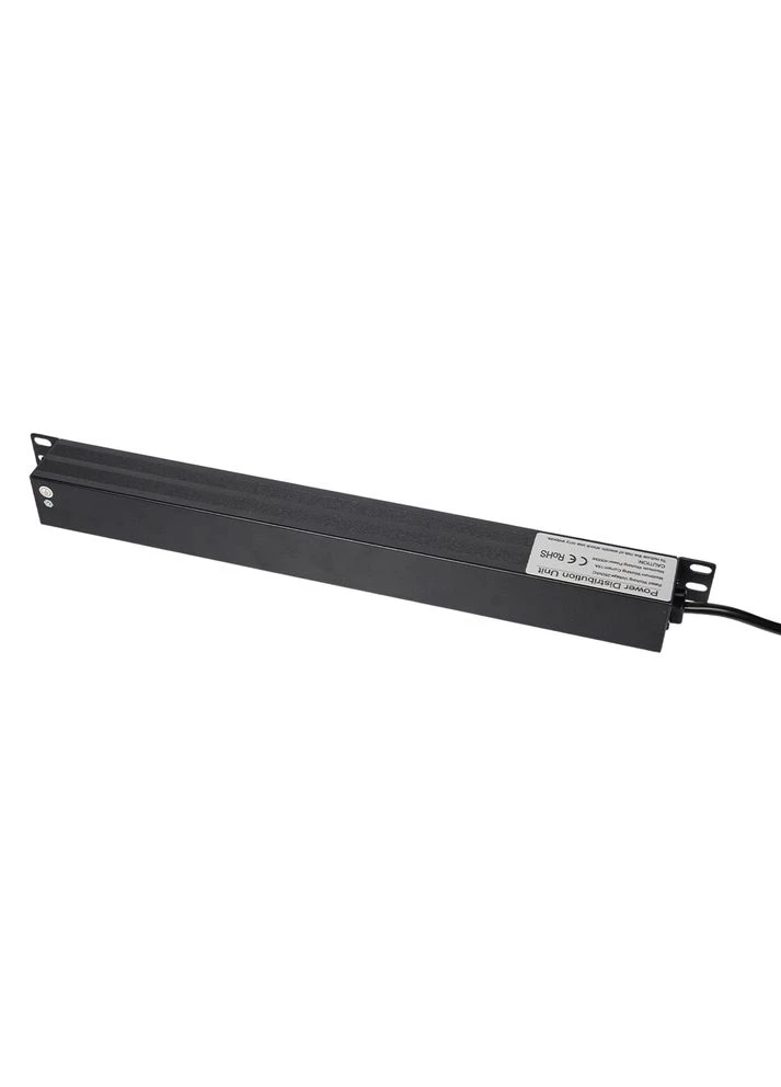 Блок розеток TRX-PDU/8M-16А Black для комутаційної шафи 19" на 8 розеток, з вимикачем (25-00110) Trinix (382645664)
