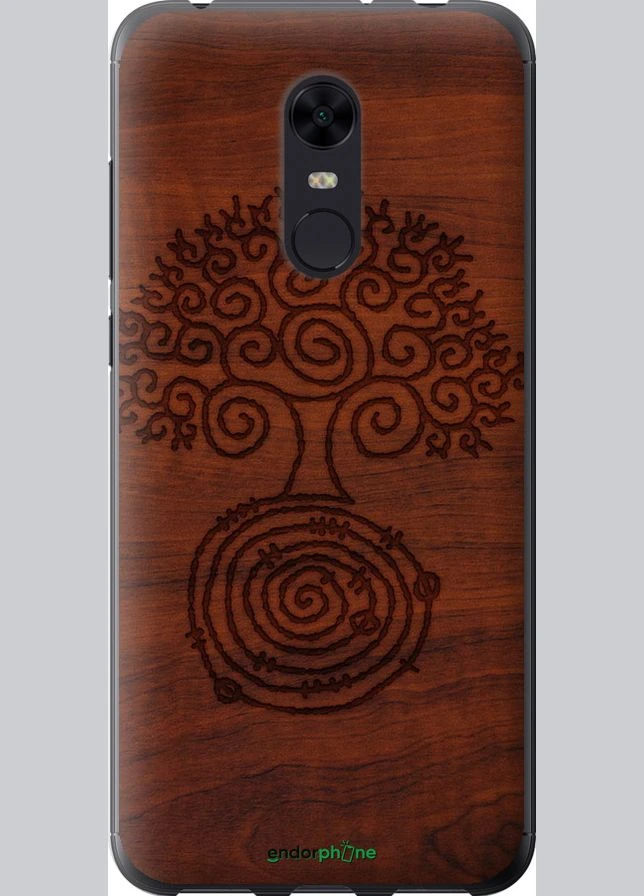 Чехол на Xiaomi Redmi 5 Plus Узор дерева "4119u-1347-70447" Endorphone (387509620)