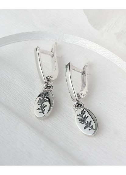 Сережки срібні Флора 925 Skifska Etnika (364202688)