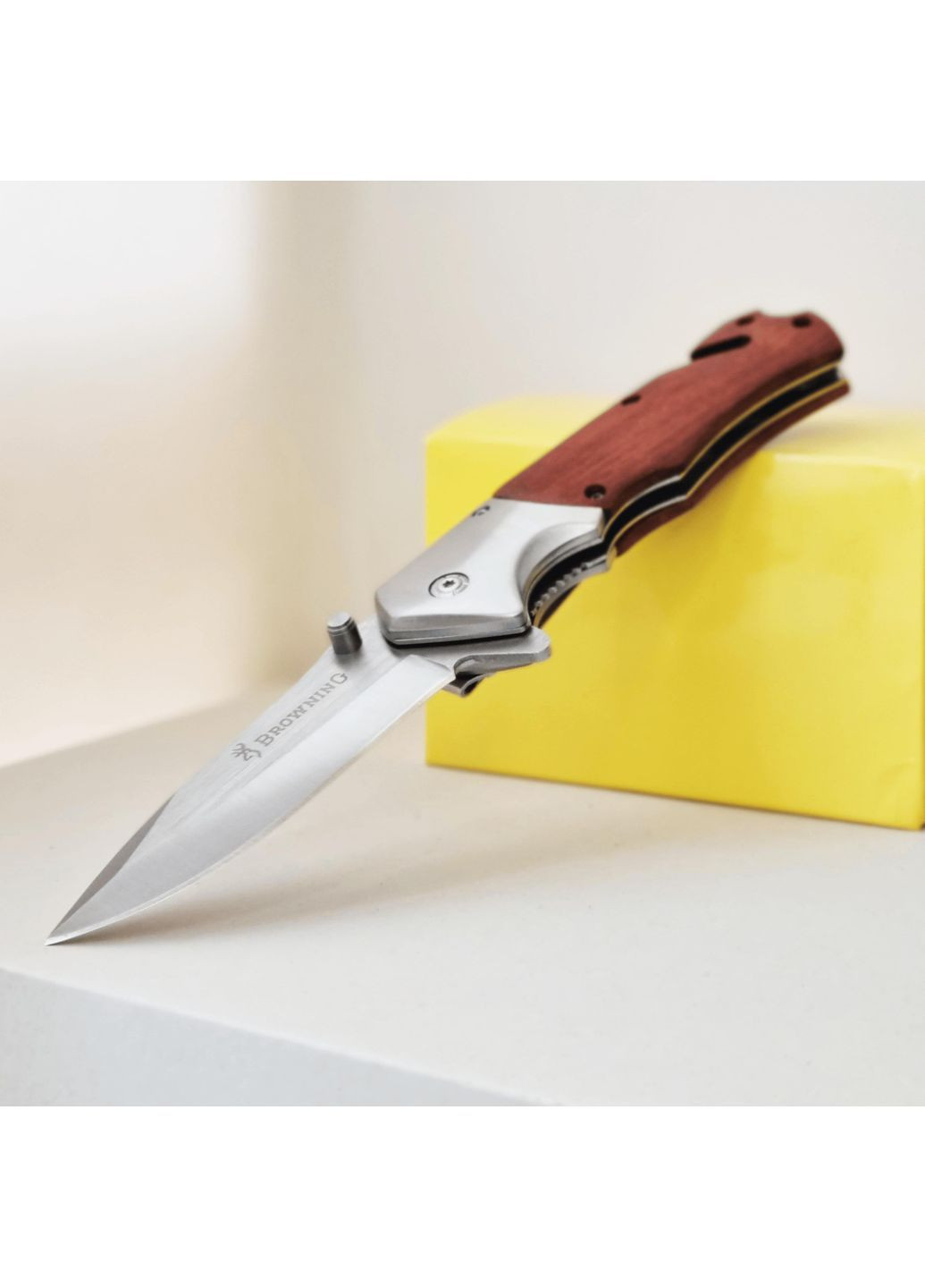 Авторский раскладной нож с лазерной гравировкой No Brand (365819711)