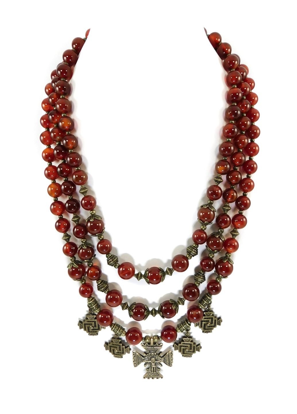 Намисто "Всеслава" Сердолік Fursa fashion (322315326)