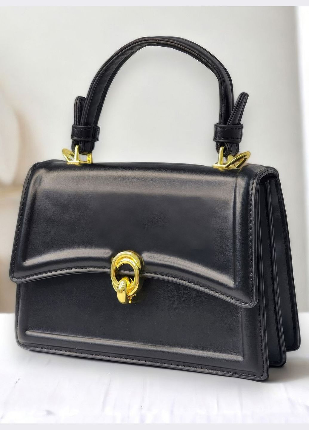 Стильна жіноча сумка, Жіноча сумочка через плече, Сумка крос-боді 9539 Чорний 72415 OnePro (300168139)