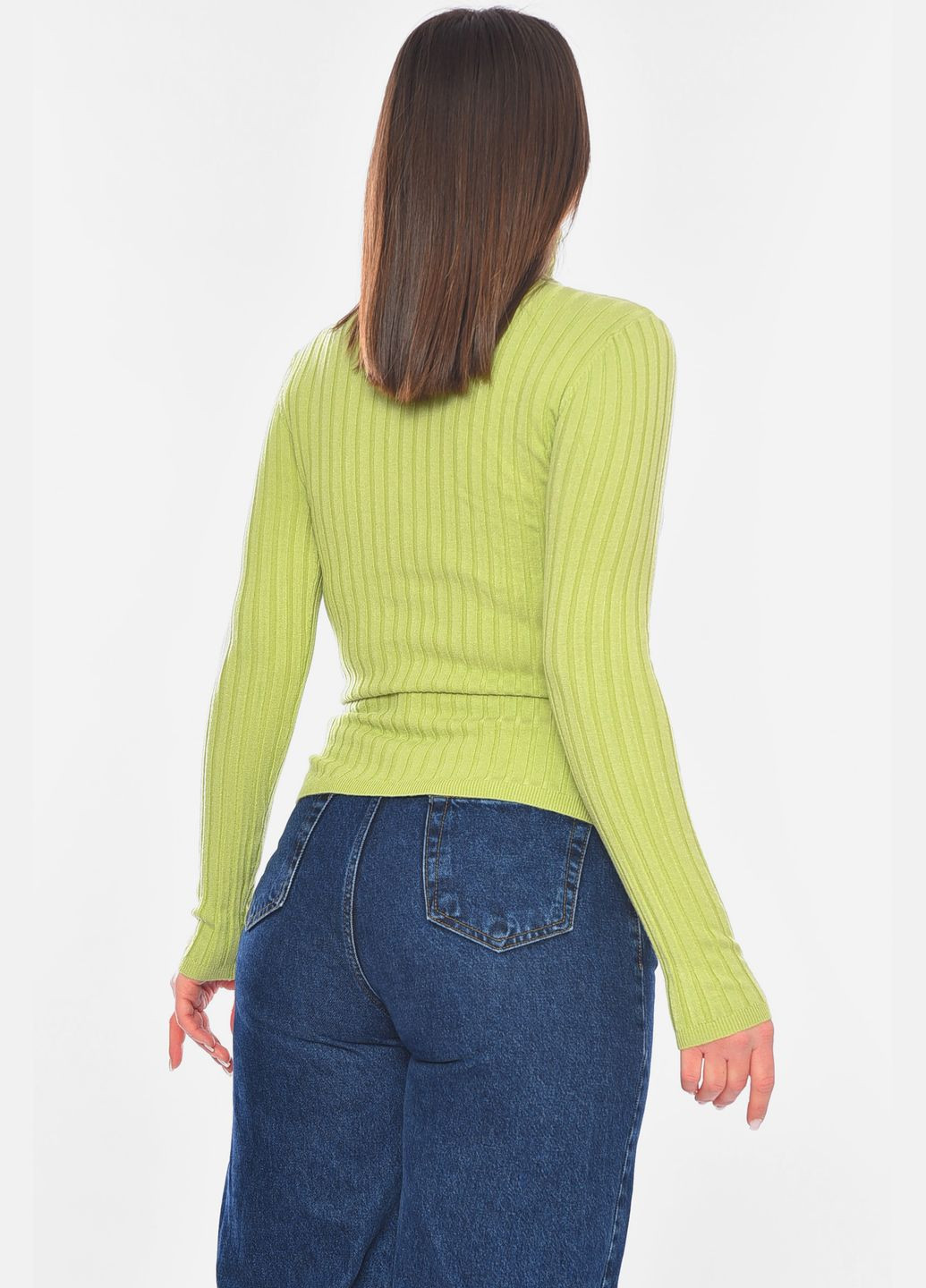 Гольф женский салатового цвета Let's Shop (322563209)