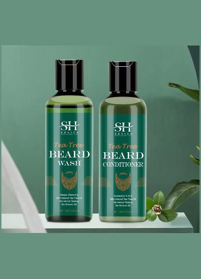 Кондиционер для бороды с маслом чайного дерева 100 мл Sevich (313262791)