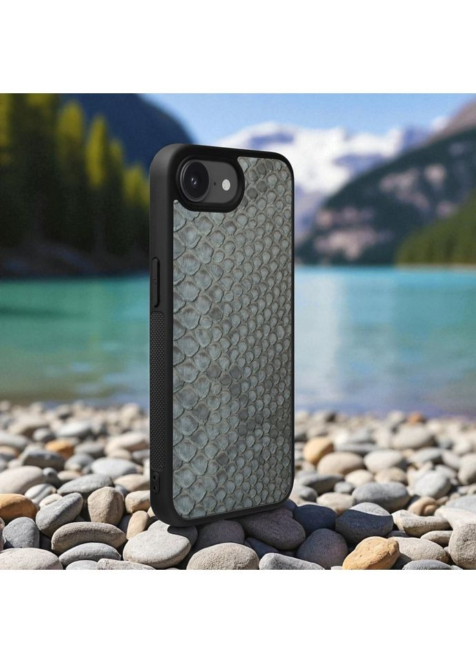 Накладка SkinBacker Mini Python Scales для Apple iPhone 16е Сірий (79784) Stenk (362376310)
