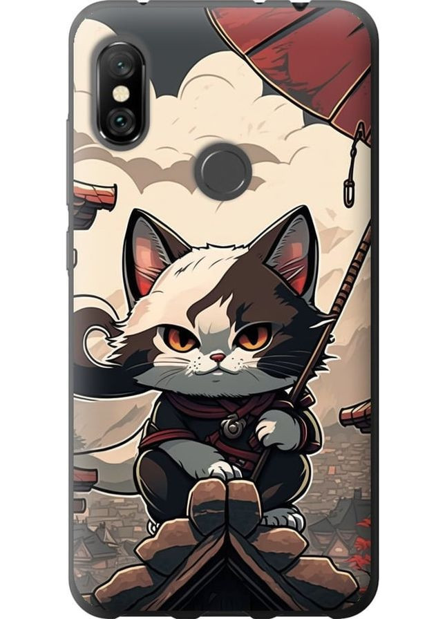 Силіконовий чохол 'Японія - кіт на даху' для Endorphone Xiaomi Redmi Note 6 Pro (278239070)