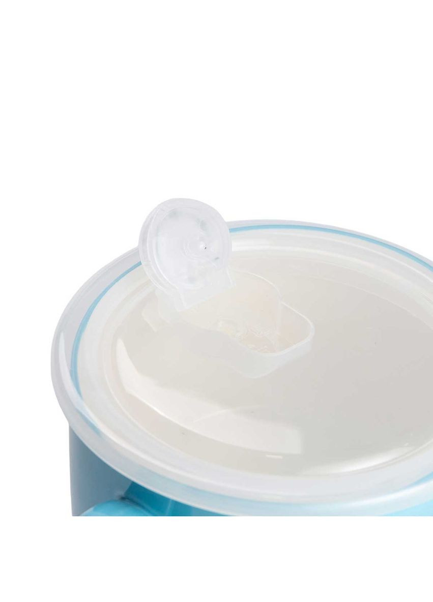 Миска для локшини керамічна Summer Time 770 мл з герметичною кришкою, блакитний Yiwu (328603959)