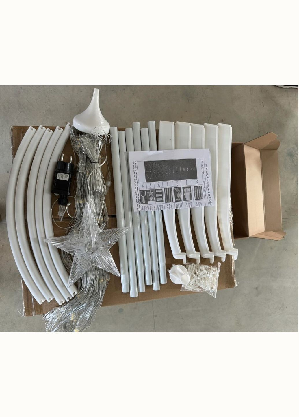 Новорічна конусна ялинка світлодіодна 180см LED гірлянда 320 лампочок Теплий білий, 8 режимів, керування Додаток SunLamp (305663806)