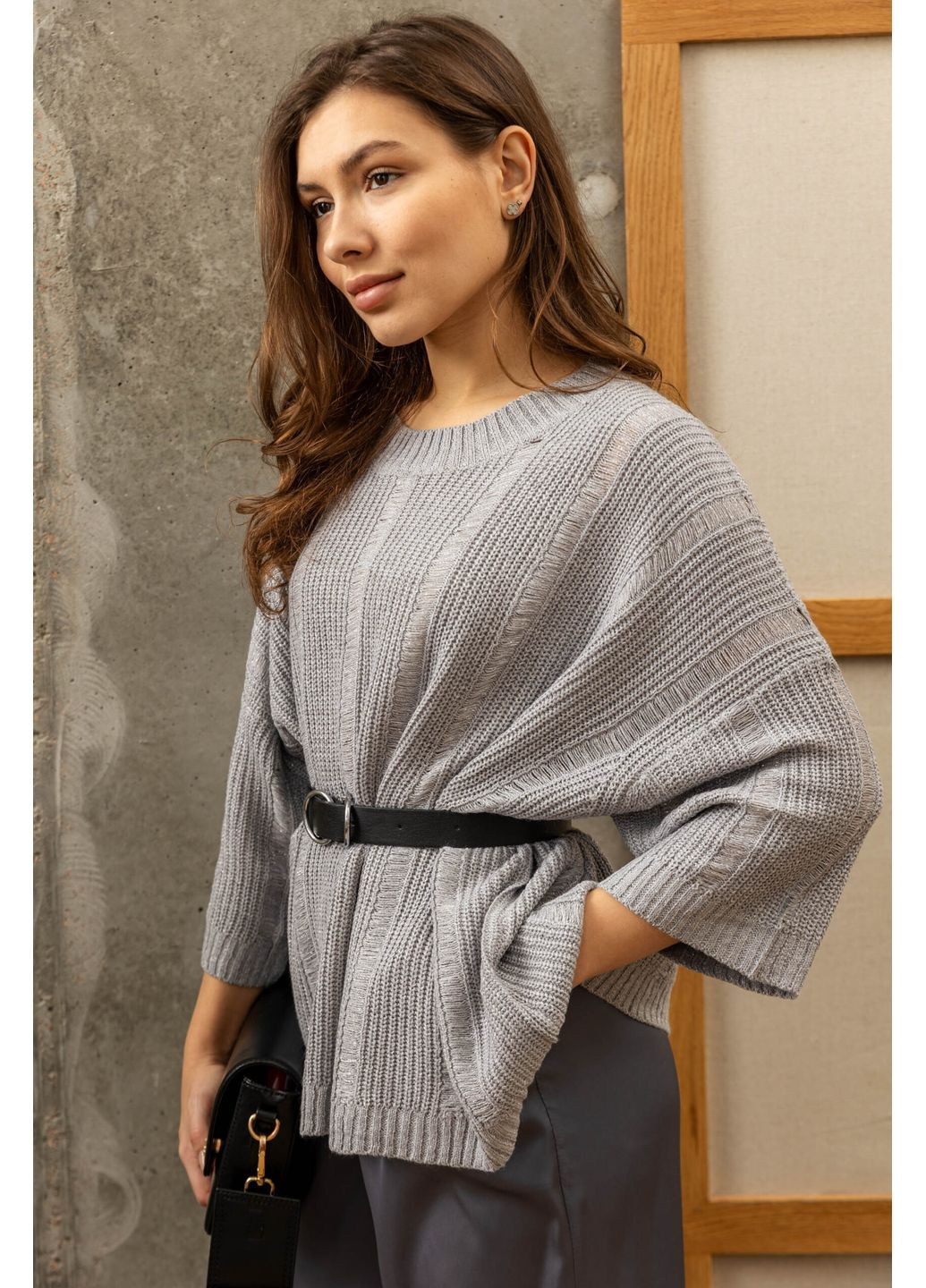Сірий демісезонний джемпер s998.5671 Seventeen