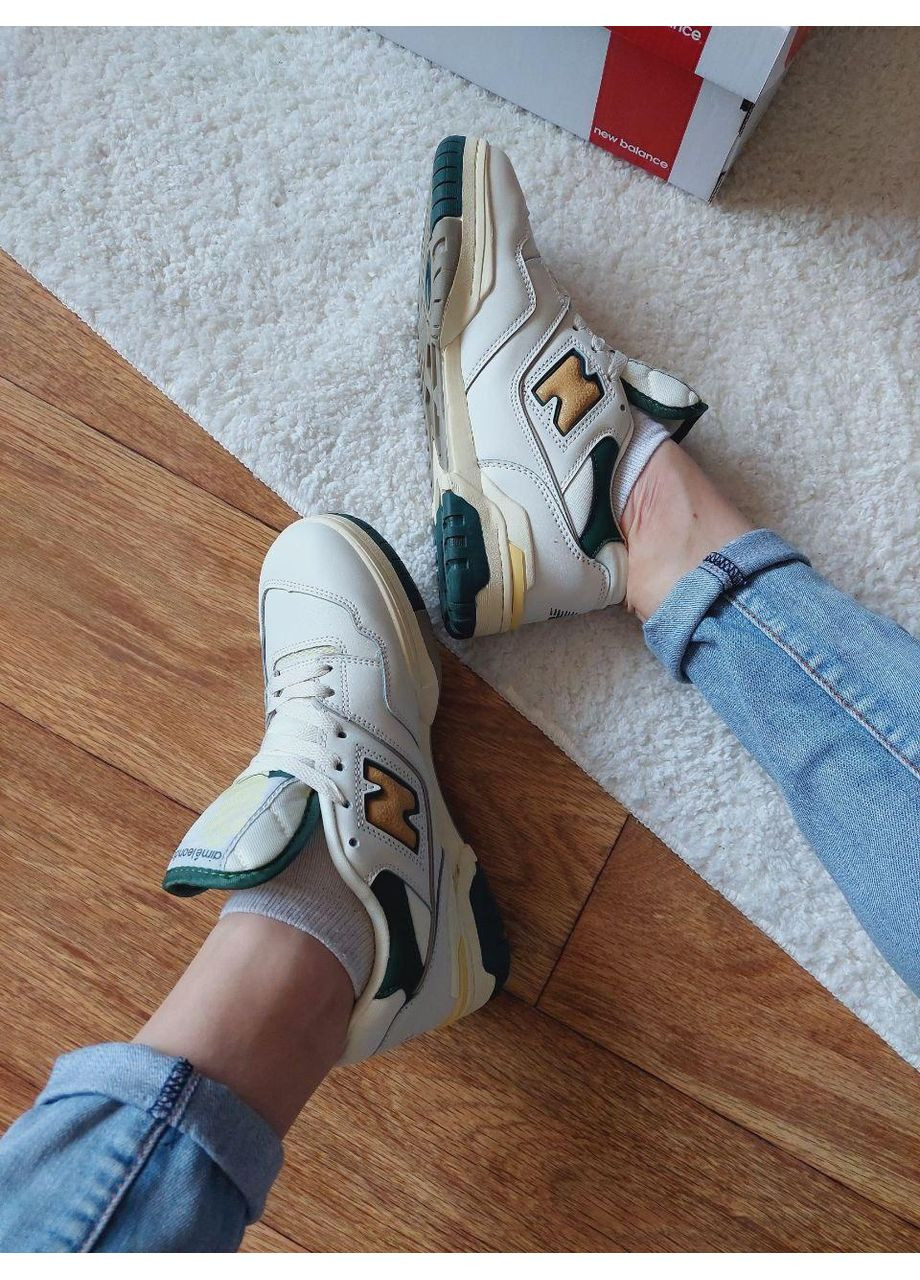 КРОСІВКИ ЖІНОЧІ NEW BALANCE 550 AIME LEON DORE NATURAL GREEN V2 НЬЮ БЕЛАНС 550 No Brand сірі демісезони (367177987)